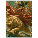 Durga दुर्गा | Riding Out to Battle | Museum Poster