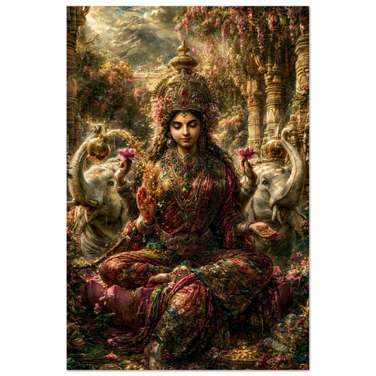 Lakshmi — Bathed by the Elephants