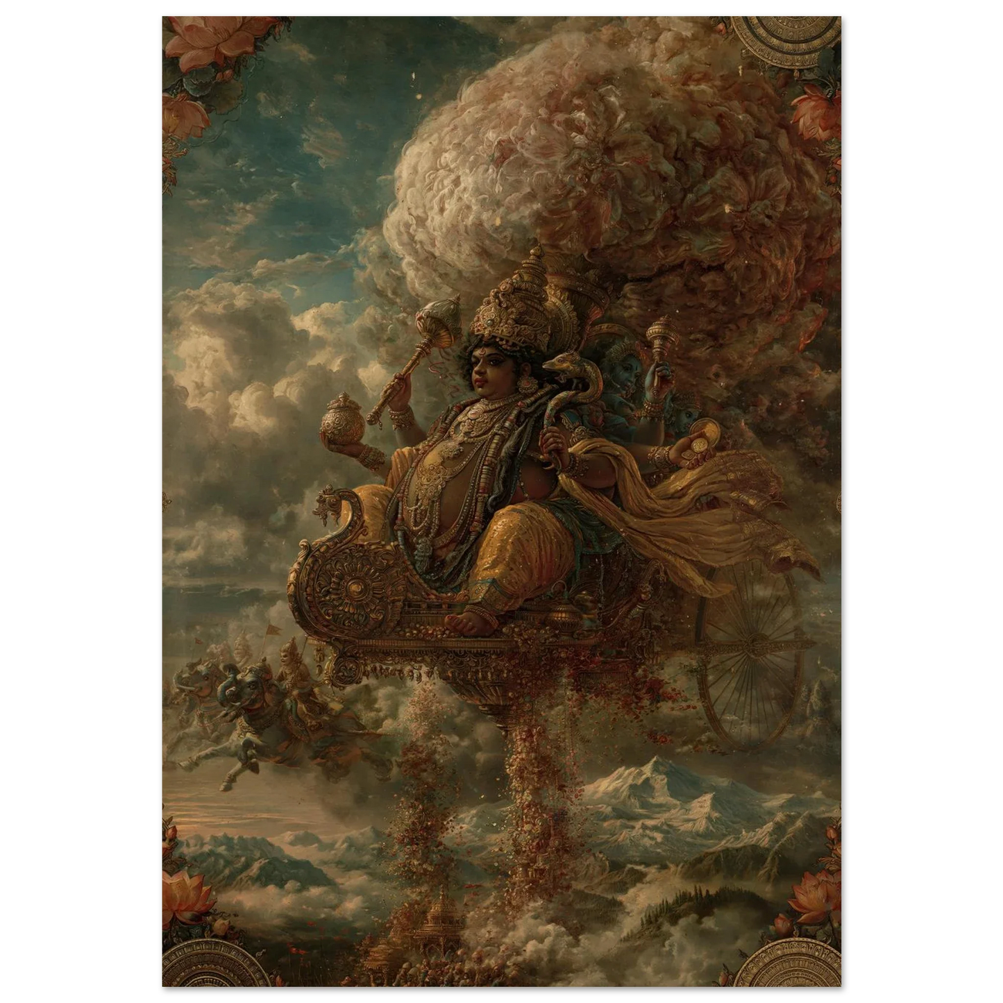 Kubera — The Cloud Chariot Over the Mountains