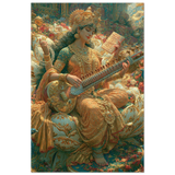 Saraswati सरस्वती | Knowledge Set to Music | Aluminium Print