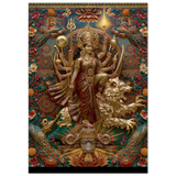 Durga दुर्गा | Born of the Light of All the Gods | Museum Poster