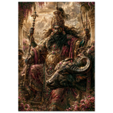 Yama यम | Dharmaraja Holds Court | Museum Poster