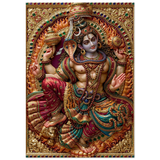Nataraja नटराज | The Southern Throne at Rest Between Dances | Museum Poster
