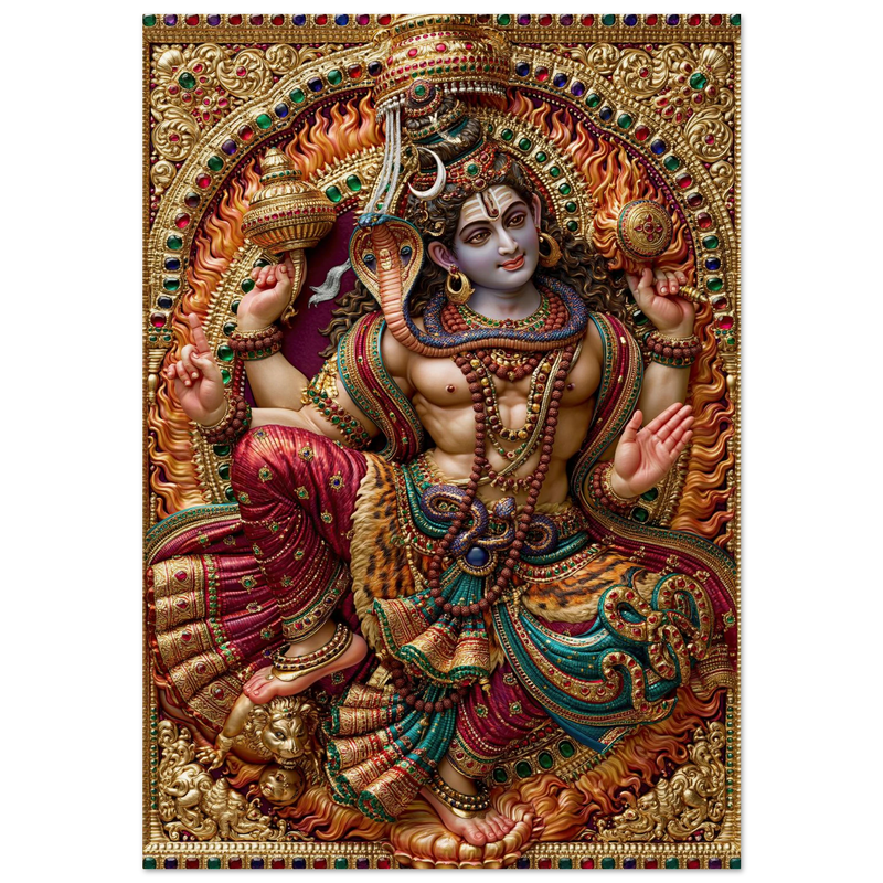 Shiva Nataraja — The Southern Throne at Rest Between Dances