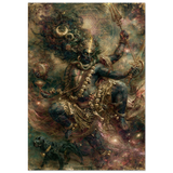 Nataraja नटराज | Bhairava — The Dance That Burns Illusion | Museum Poster