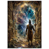 Yama यम | Dharma Raja — The Final Truth | Aluminium Print