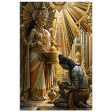 Durga दुर्गा | The Devotee at the Threshold | Aluminium Print