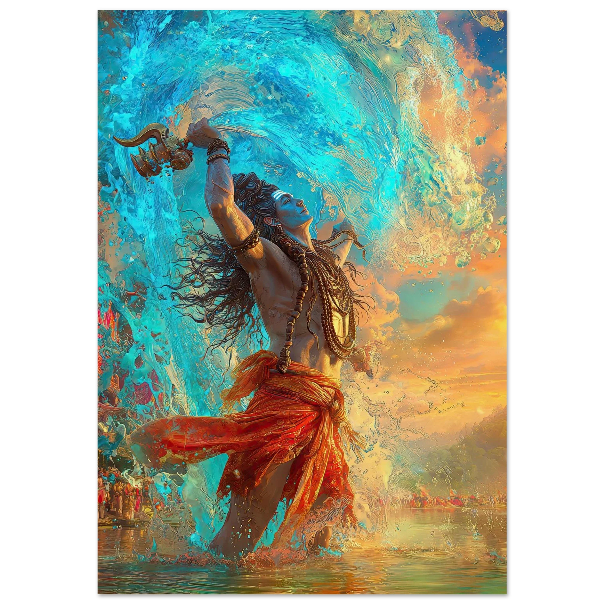 Shiva — Catching the Ganga