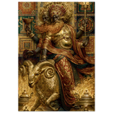 Agni अग्नि | The Twin Flame on the Golden Ram | Museum Poster