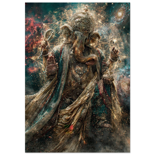 Ganesha — Stillness Among the Stars