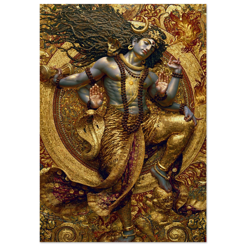 Shiva Nataraja — Mosaic of the Cosmic Dance
