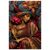 Lakshmi लक्ष्मी | The Lotus Heart | Aluminium Print