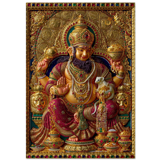 Kubera — Lord of Wealth Enthroned