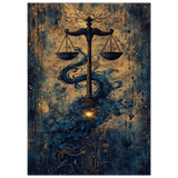 Yama यम | The Scales — Weighing of Souls | Aluminium Print