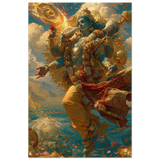 Vishnu विष्णु | The Preserver in Motion | Digital Print Download