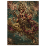 Ganesha गणेश | The Cosmic Dance of Beginnings | Museum Poster