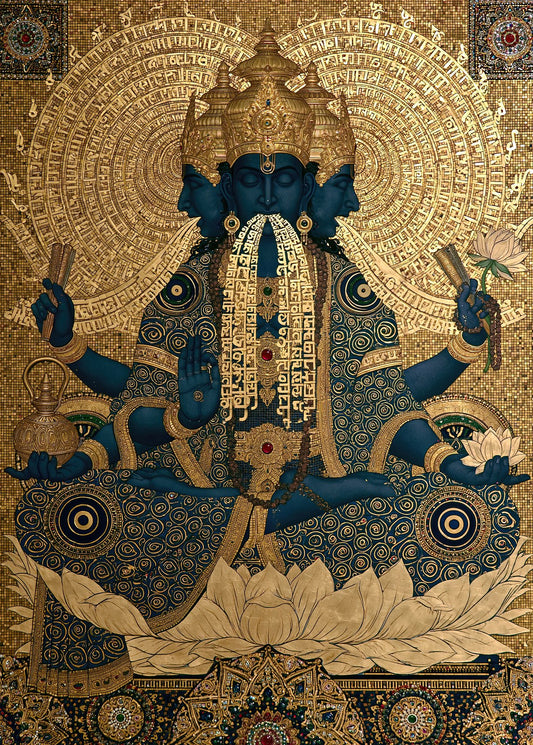 Brahma ब्रह्मा | The Blueprint of Creation | Digital Print Download