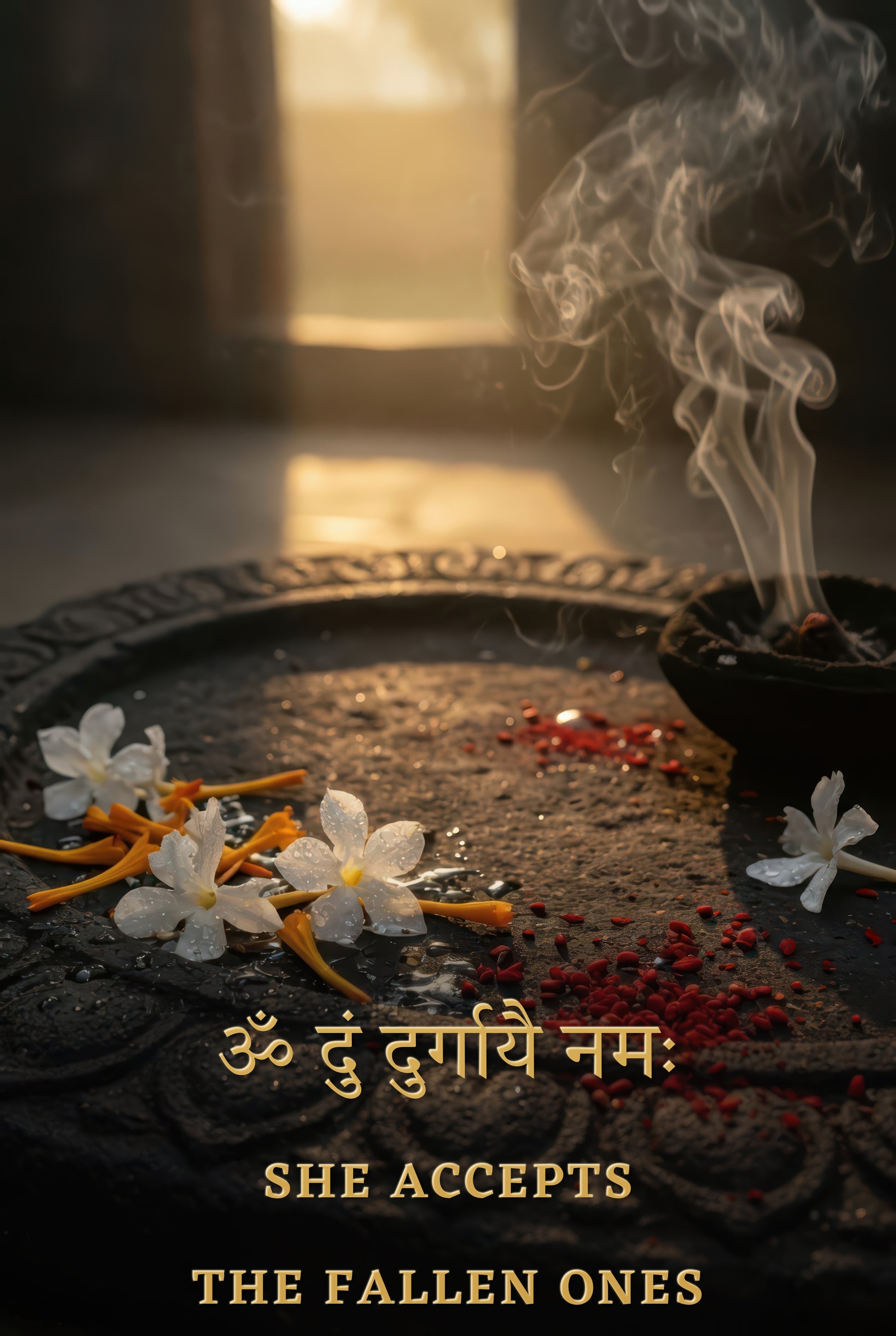 Durga দুর্গা | She Accepts the Fallen - DuppyArt devotional digital print