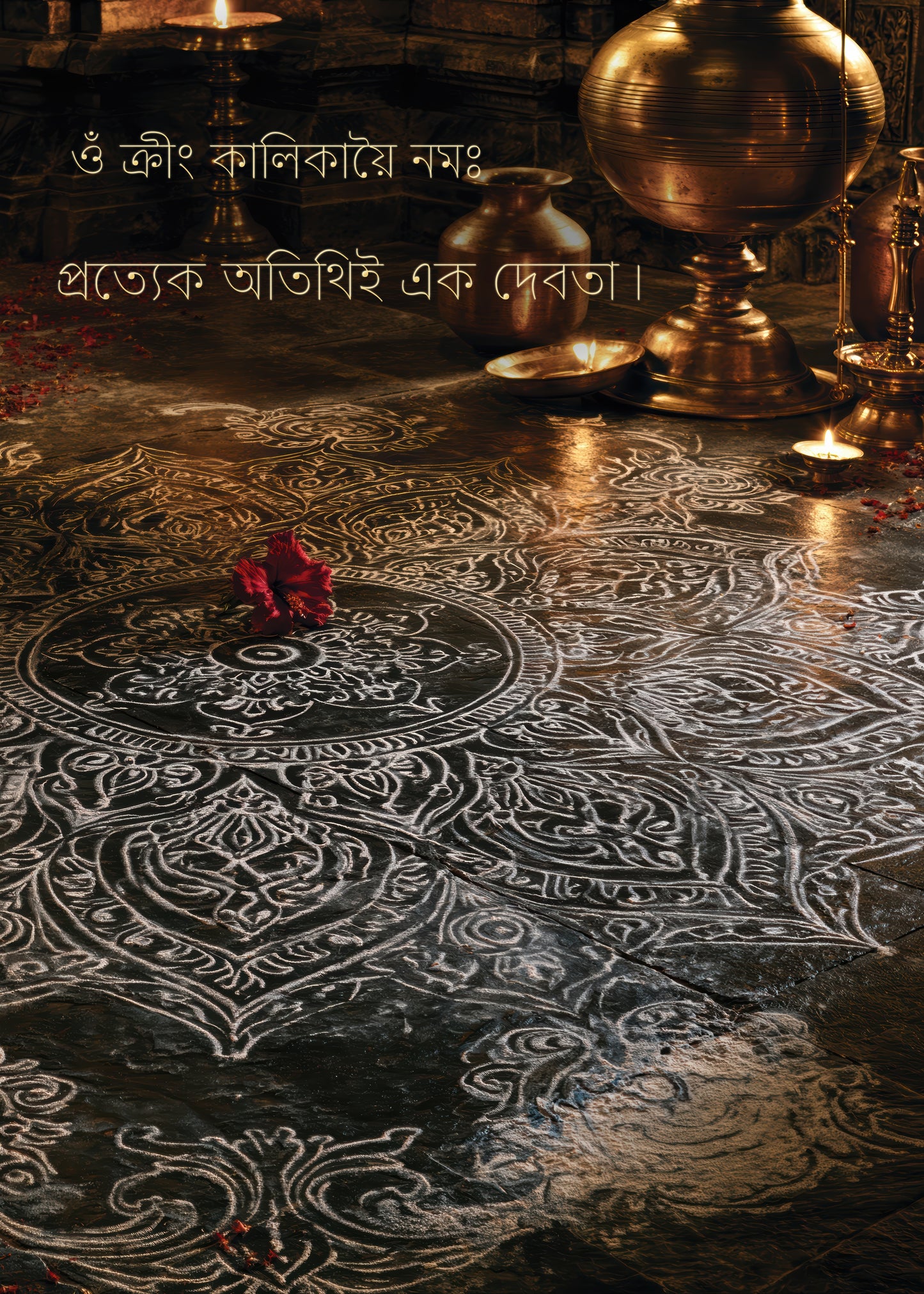 Kali কালী | The Drawn Welcome — Bangla Edition - DuppyArt devotional digital print
