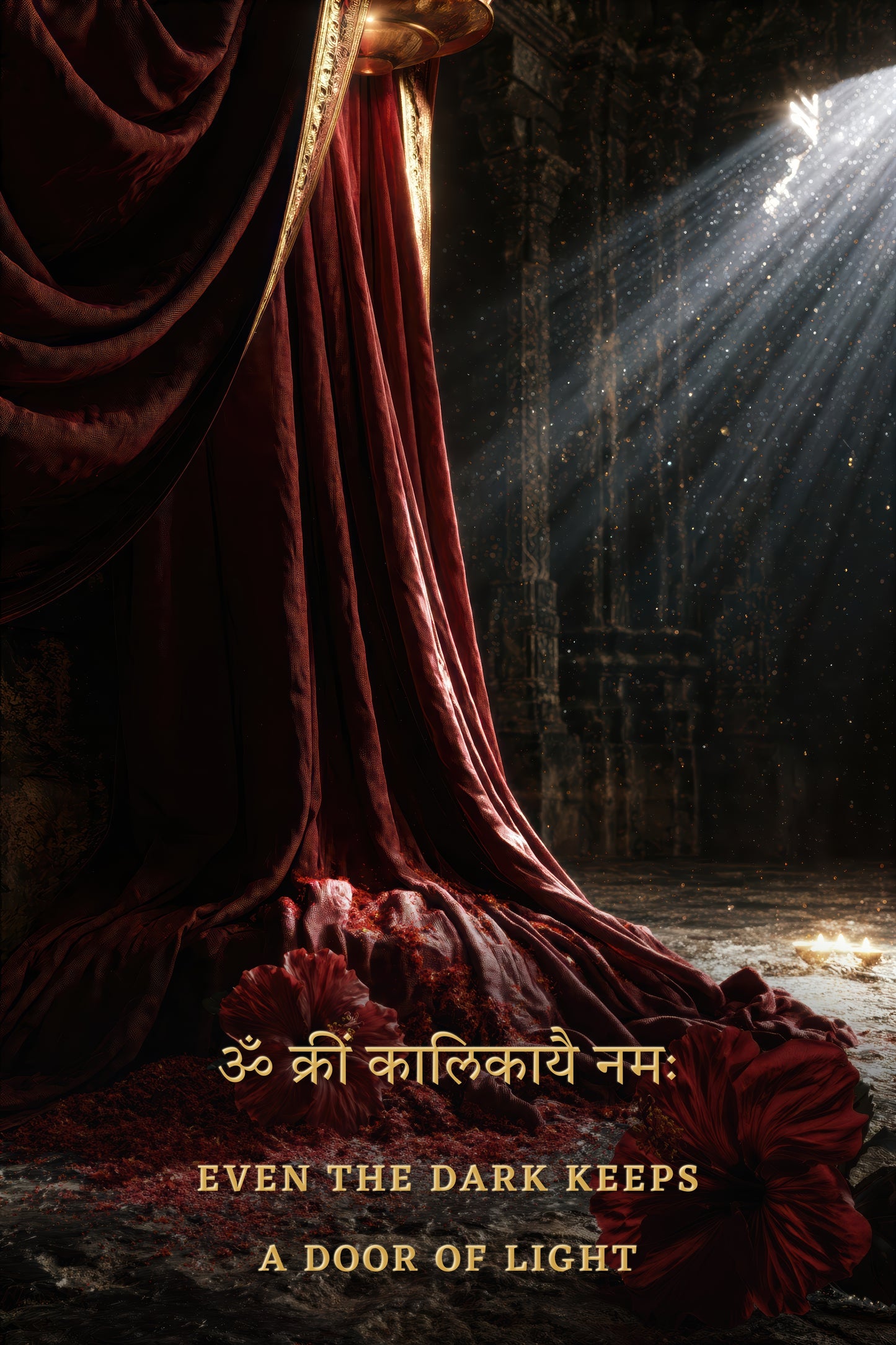 Kali কালী | A Door of Light - DuppyArt devotional digital print
