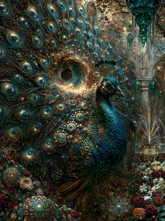 Kartikeya कार्तिकेय | The Peacock of a Thousand Eyes | Digital Print Download