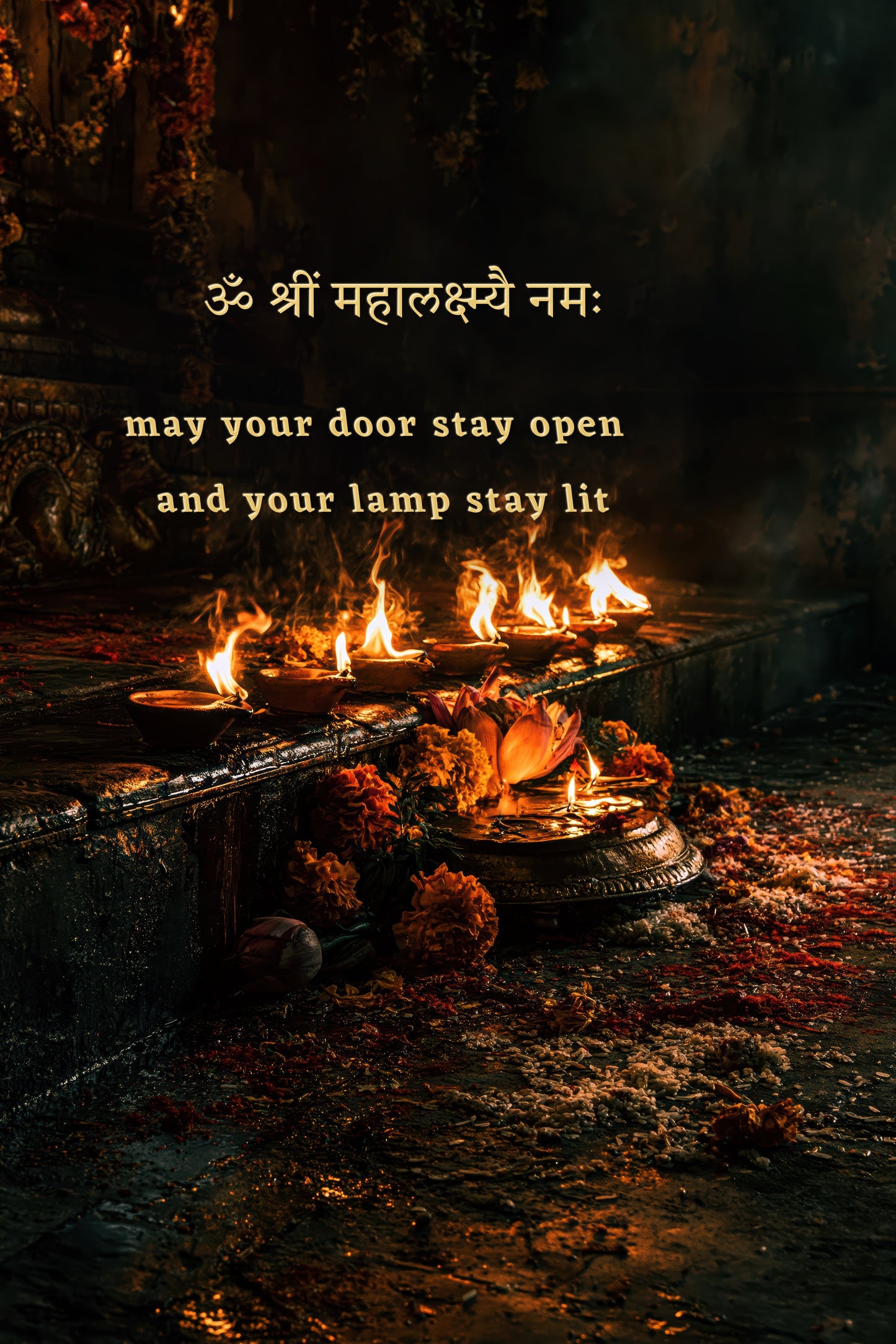 Lakshmi लक्ष्मी | One More Than You Need — Blessing Edition - DuppyArt devotional digital print