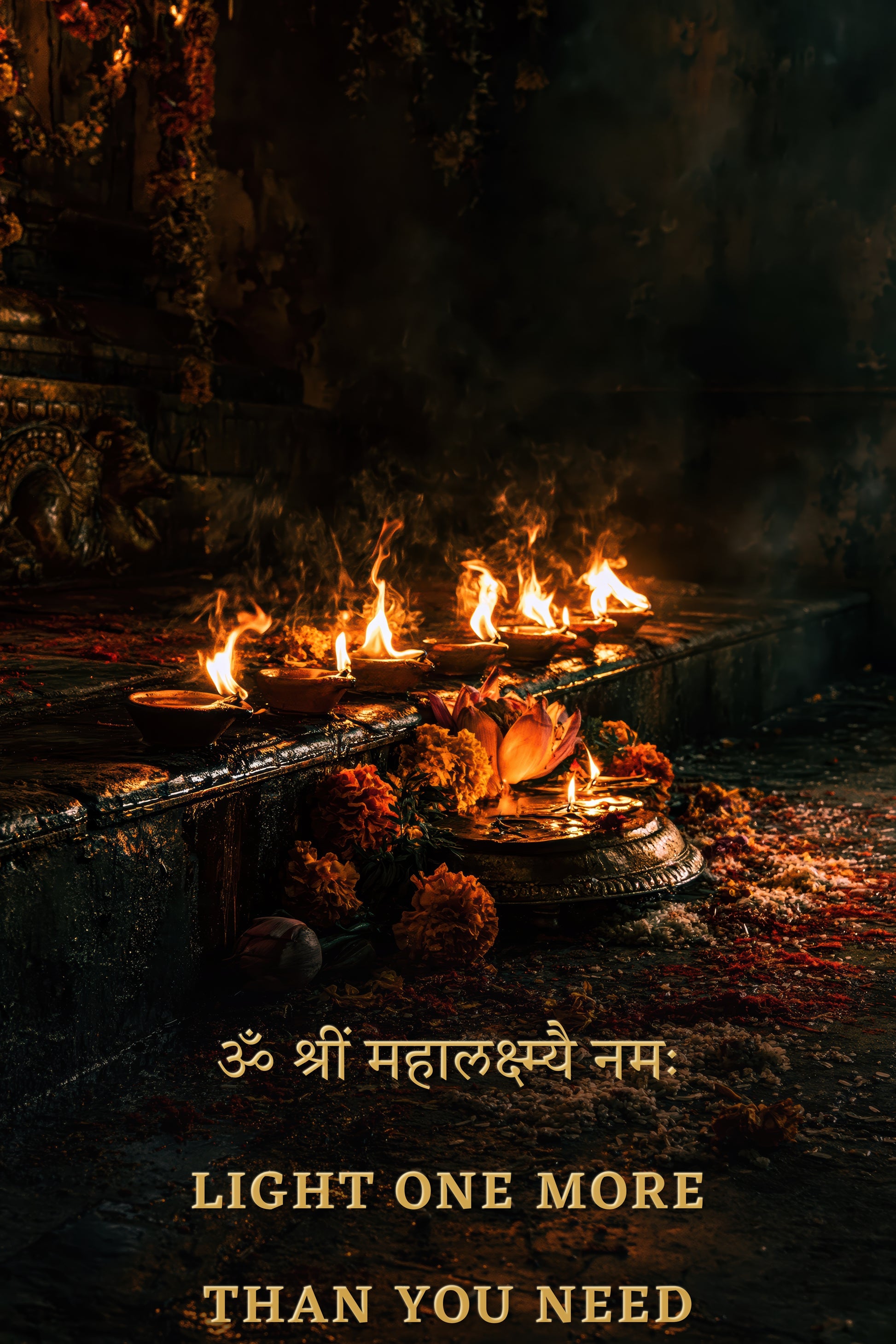 Lakshmi लक्ष्मी | One More Than You Need - DuppyArt devotional digital print