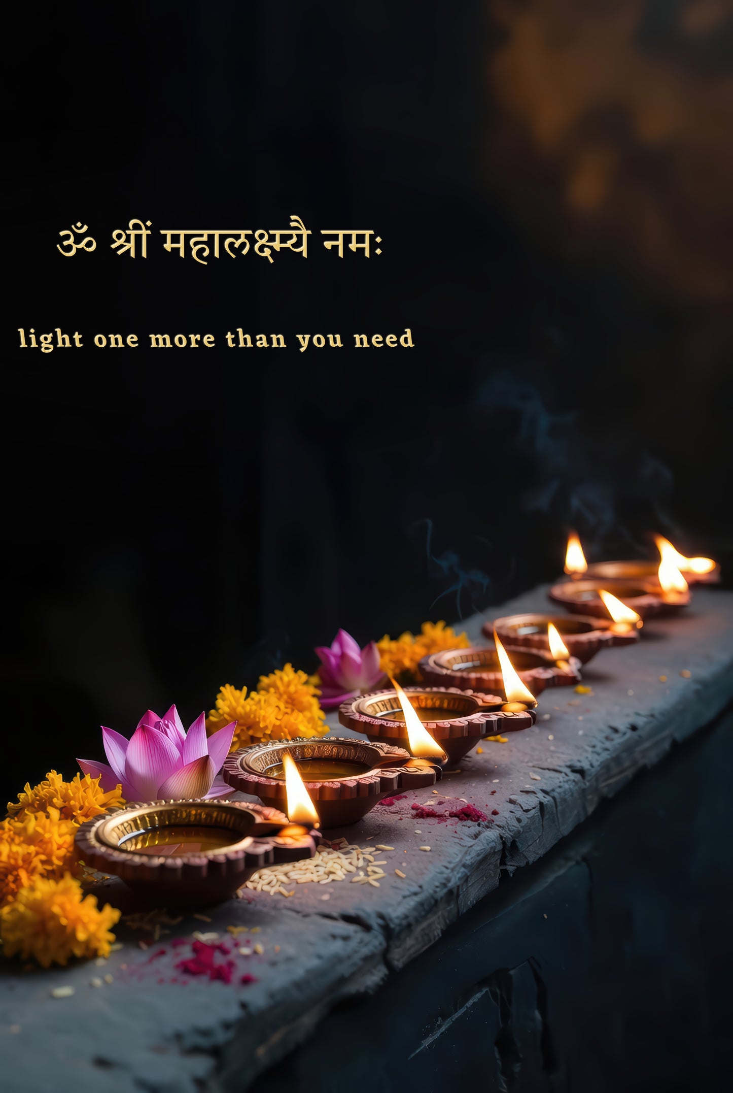 Lakshmi लक्ष्मी | The Open Door — Blessing Edition - DuppyArt devotional digital print