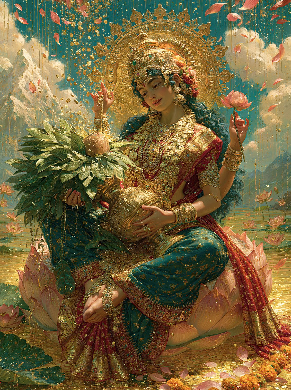 Parvati पार्वती | Annapurna the Mother Who Feeds | Digital Print Download