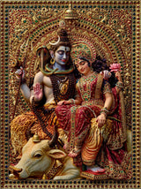 Shiva शिव | Shiva and Parvati — Household of the Mountain | Digital Print Download