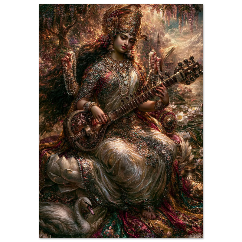Saraswati — The Beads and the String