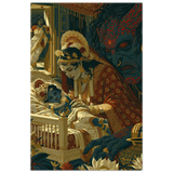 Krishna कृष्ण | The Child the Dark Came For | Aluminium Print