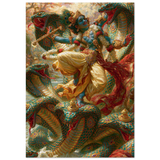 Krishna कृष्ण | Dance on the Serpent | Museum Poster
