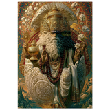 Brahma ब्रह्मा | The Four-Faced Creator | Museum Poster
