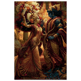 Sri Ram श्री राम | Rama and Sita — Two Halves of Dharma | Aluminium Print