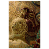 Durga दुर्गा | The Throne After Victory | Digital Print Download