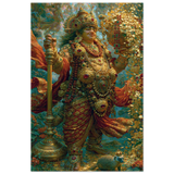 Kubera कुबेर | The Hand That Pours Gold | Aluminium Print