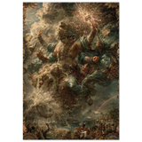 Indra इन्द्र | The Slaying of Vritra | Museum Poster