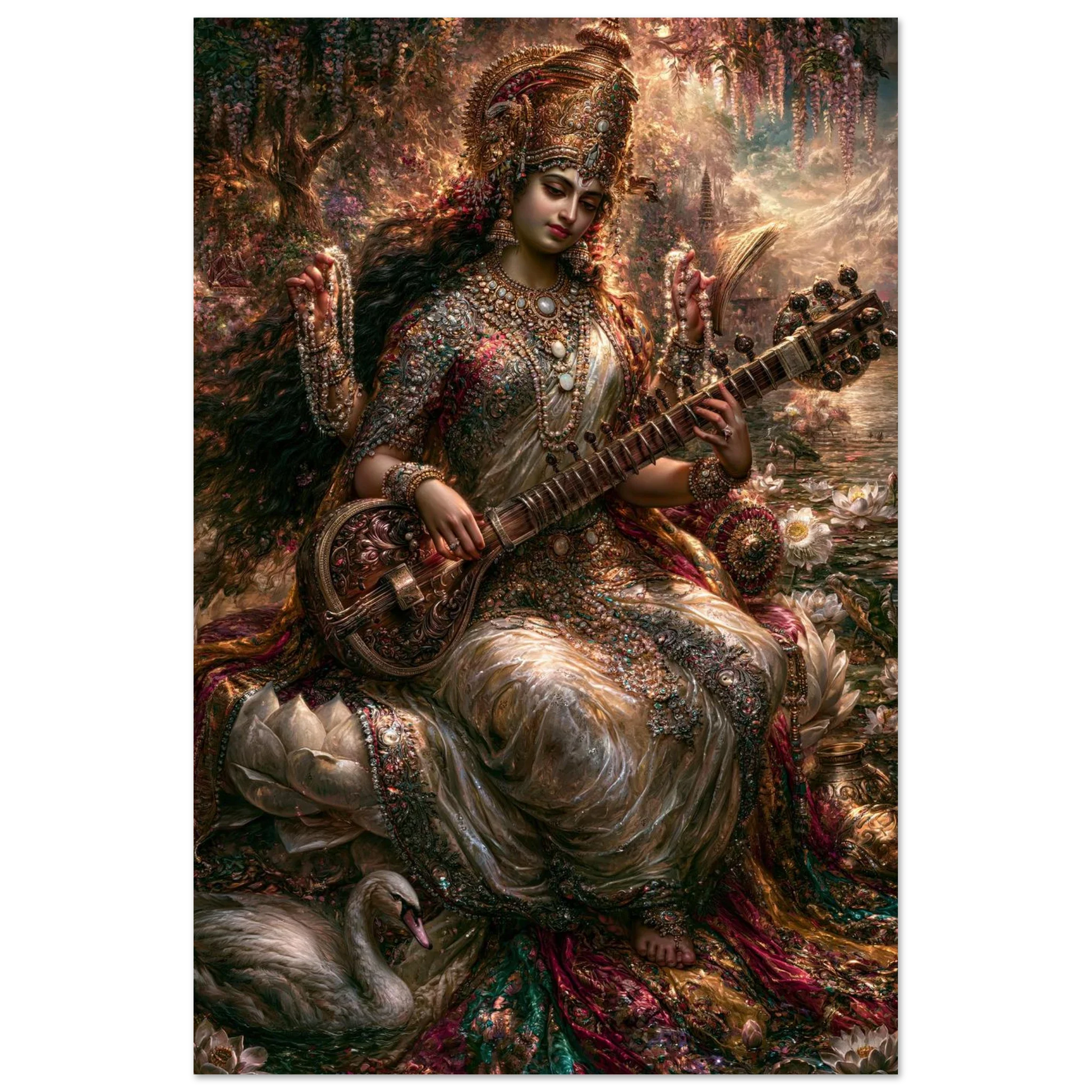 Saraswati — The Beads and the String