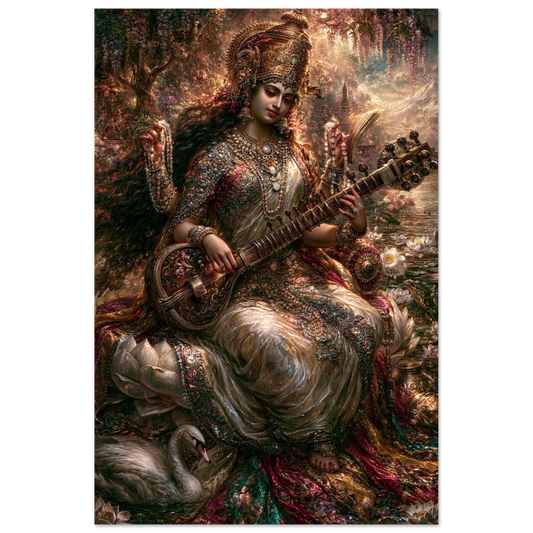 Saraswati — The Beads and the String