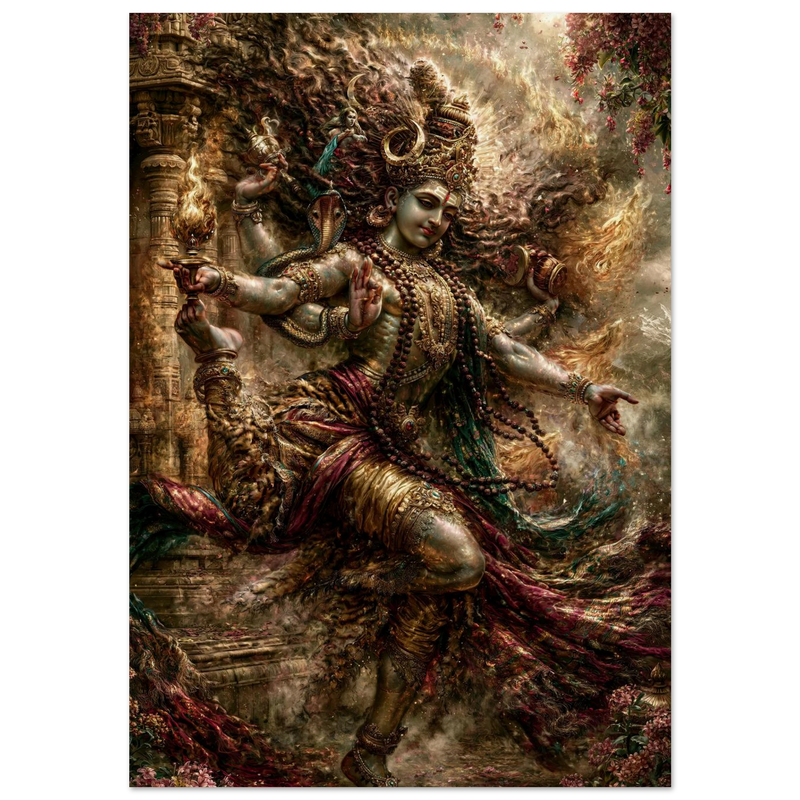 Shiva Nataraja — Fire in One Hand Mercy in the Other
