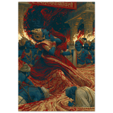 Krishna कृष्ण | The Endless Sari | Museum Poster