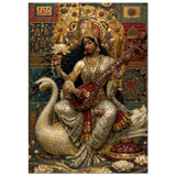 Saraswati सरस्वती | The Mosaic of Knowing | Museum Poster