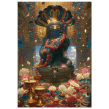 Nataraja नटराज | The Lingam — Formless Lord at Rest | Museum Poster
