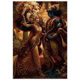 Sri Ram श्री राम | Rama and Sita — Two Halves of Dharma | Museum Poster