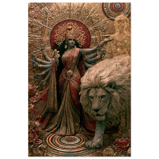 Durga — At Rest in the Rose Garden