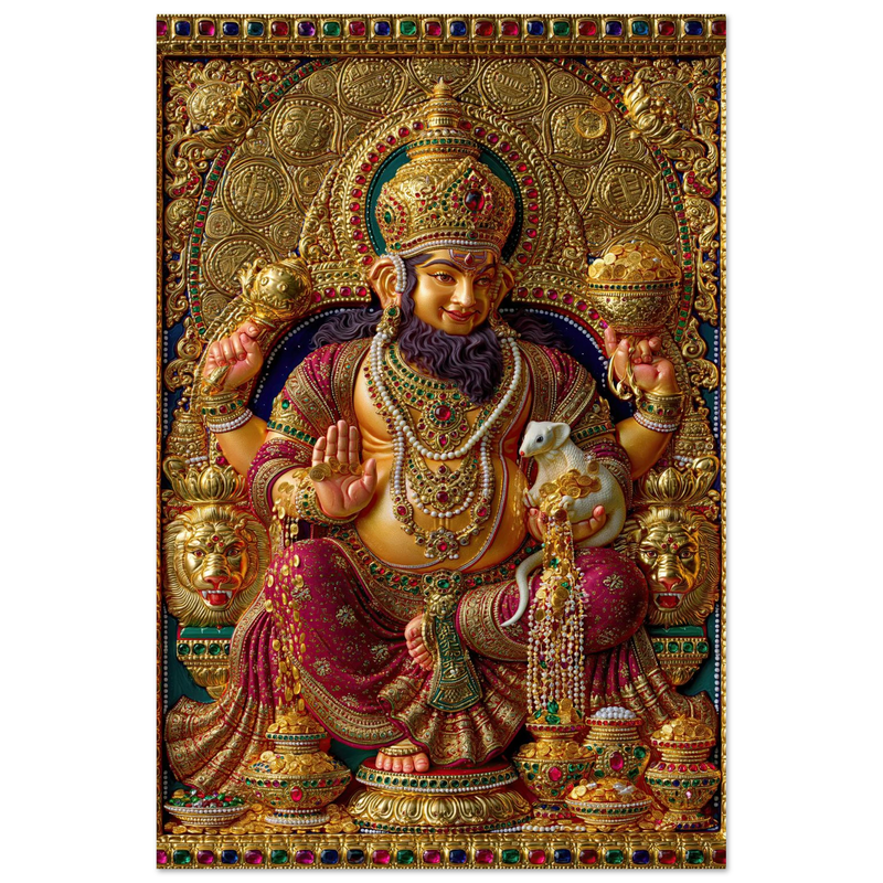 Kubera — Lord of Wealth Enthroned