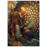 Kartikeya कार्तिकेय | Paravani, the Peacock Tamed | Digital Print Download