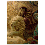 Durga दुर्गा | The Throne After Victory | Museum Poster
