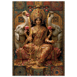 Lakshmi लक्ष्मी | Enthroned in Abundance | Museum Poster